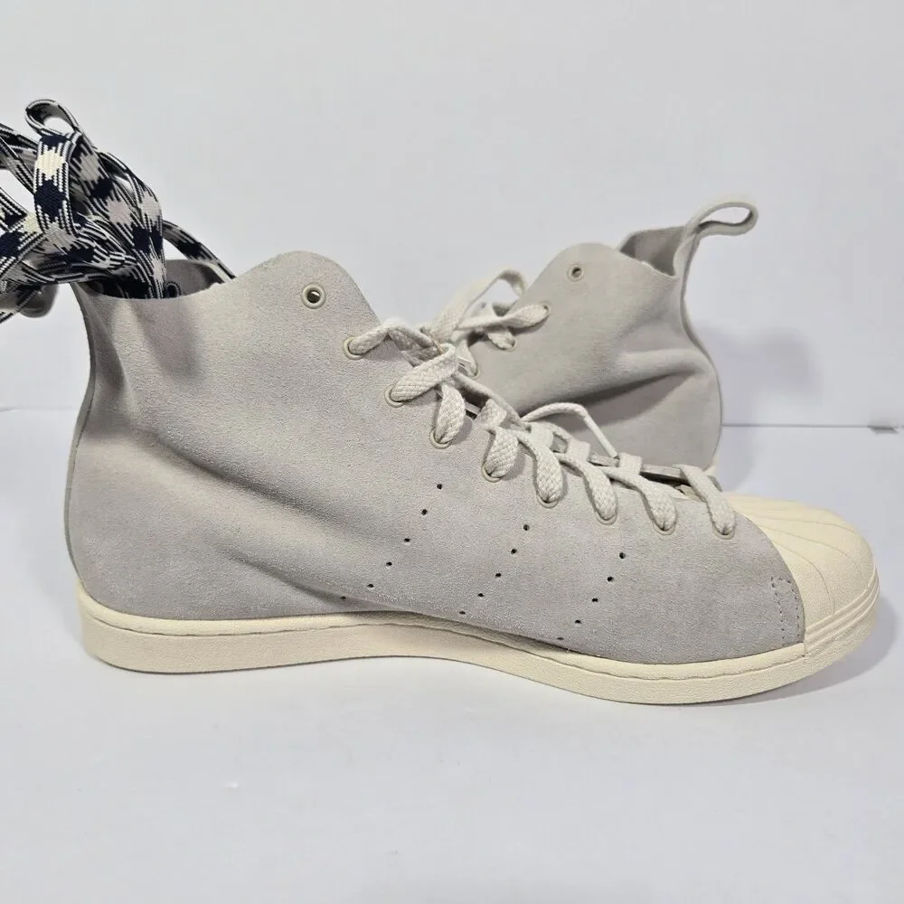 adidas Superstar Hi Wales Bonner Mist Stone JQ7633 Mens 10.5